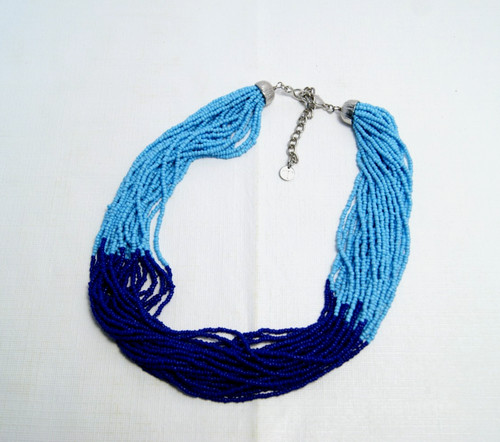 Collana multifilo perle semi