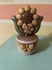 Thun Vasetto Con Girasole E Farfalla ,Il Mio Sole,cm 17 , Country