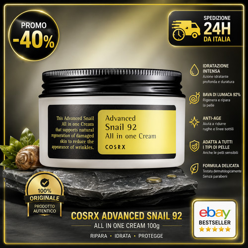 Cosrx crema viso bava - bava, di