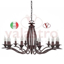 Lampadario Ferro Battuto 12