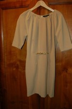 Roberta Biagi Vestito donna, Beige, Doppio crepe, 60poliestere 16viscosa, tg 44