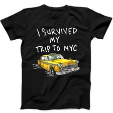 T-shirt nera I Survived My