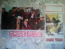 FILM DEL 1939 CON JOHN WAYNE : ' OMBRE ROSSE ' : FOTOBUSTA + LOCANDINA   !
