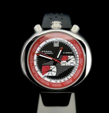 SORNA - OROLOGIO DA POLSO - AUTOMATICO - BULLHEAD - NOS-STYLE - NERO - WATCH