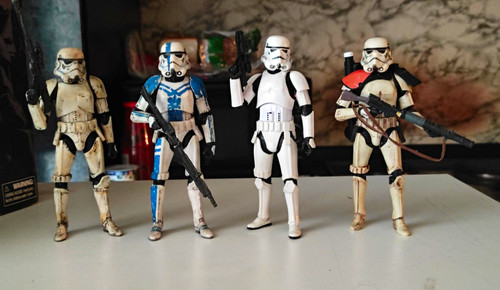 Action figure stormtrooper - action,
