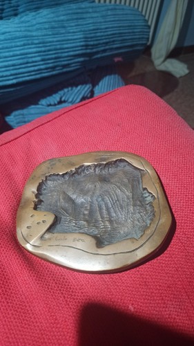 Posacenere svuotatasche bronzo - posacenere,