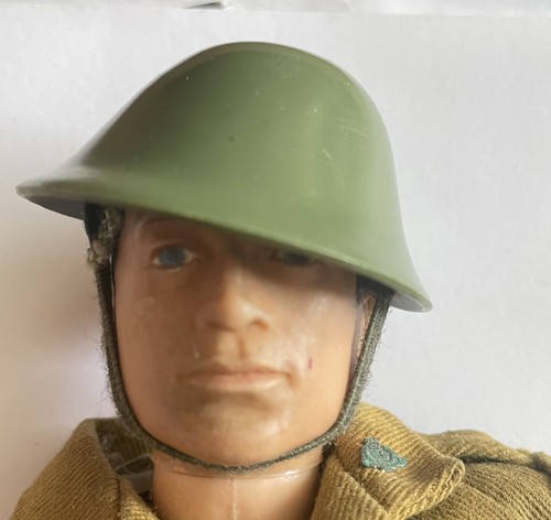 Casco verde action man - , vintage
