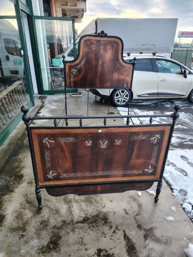 Letto ferro antico - letto,