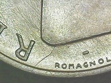 5 LIRE 1971 ERRORE - FRATTURA