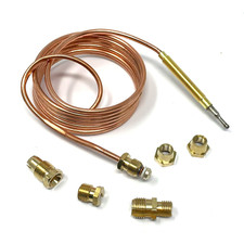 Termocoppia universale con raccordi per cucina gas forno caldaia - cm 120