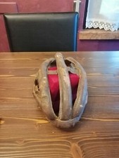 Casco Da Ciclista Anni 50 In Pelle