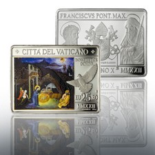 VATICANO 25 EURO SANTO NATALE
