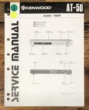 Kenwood AT-50 Timer  Service Manual *Original*