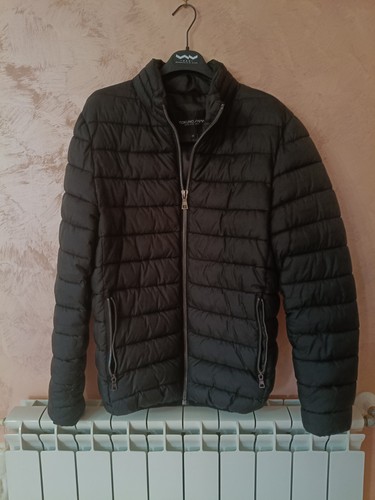 Giubbino uomo nero foderato
