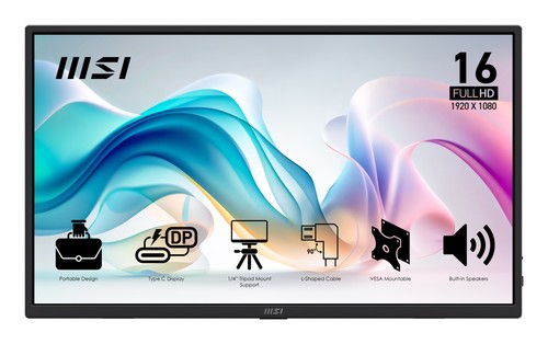 Msi pro mp165 e monitor - e6, tv