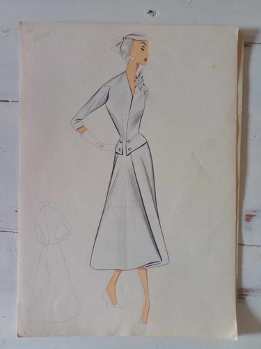 Figurino moda anni 60 - di, 50-60