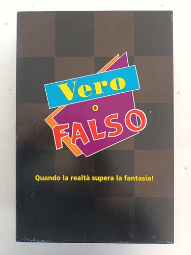 Vero falso giochi - o, falso?
