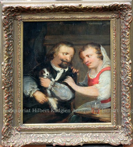 Buhlerin fine quadro olio - "la,