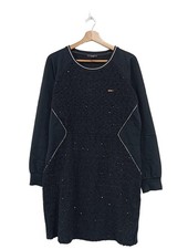 LIU JO Abito a maniche lunghe Donna Abito Taglia IT 40 nero stile casual