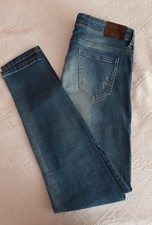 Jeans Donna OVS denim Industry 72 Tg.32 (ITA 46)skinny usered strappi/vita bassa