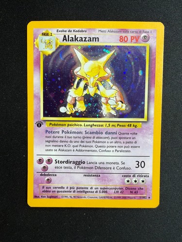 Pokemon alakazam 102 set - pokemon,