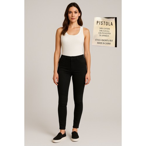 Jeans moto pistola vita - pistola, 28"