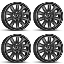 4 Cerchi ferro Hybrid Alcar 4-130600A 01 grey 6.5Jx16 ET50 5x108 per Ford C-Max