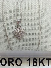 Collana in oro bianco 750 18