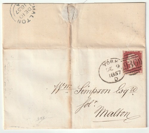 1857 cucchiaio york pmk - cucchiaio,