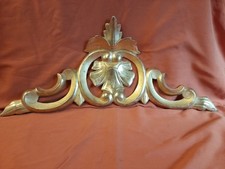 Cimasa In Legno Foglia Oro
