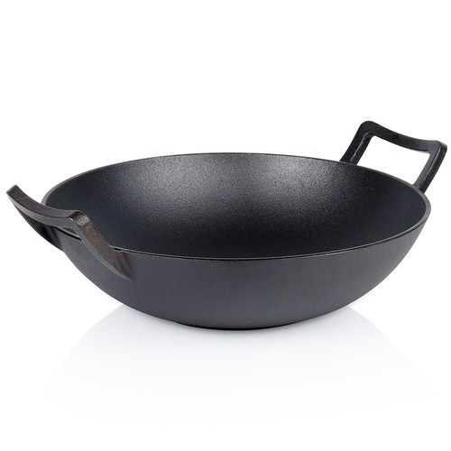 Padella wok ghisa - ghisa, induzione
