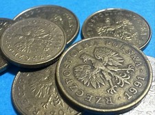 LOTTO 7 MONETE GROSZY GROSZ