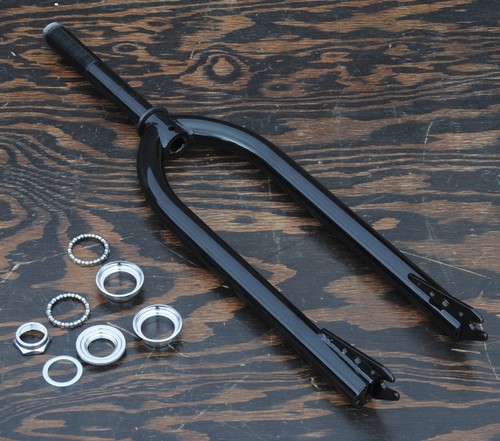 Tubo bici cwc nero forcella - forcella, 1"