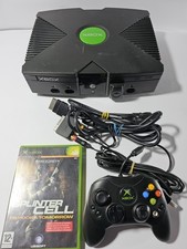 Console Microsoft Xbox Classic Completa Di Cavi + Controller Originale + Gioco