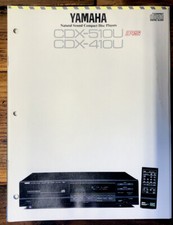 Yamaha CDX-410U CDX-510U Lettore CD Dealer Brochure 3pg *Originale*