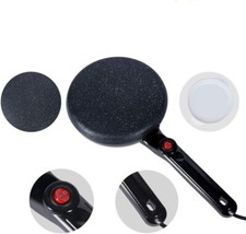 z Crepiera Elettrica 800w Diametro Antiaderente Padella Piastra Per Crepes reb