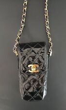 Borsa a tracolla originale CHANEL Matelasse catena telefono tracolla vintage ...