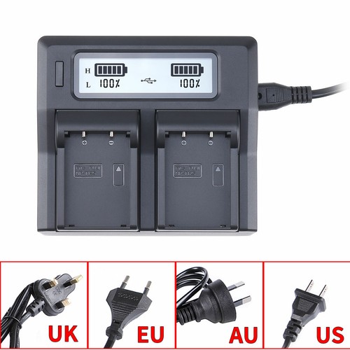 Caricabatteria lcd doppio per - caricabatteria,