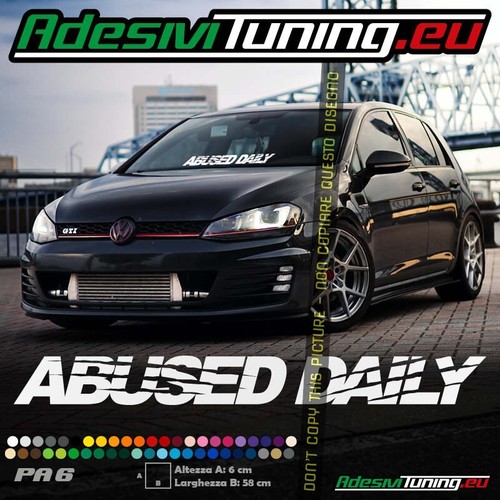 Adesivo abuse daily - abuse,