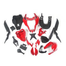 Red ABS Plastics Fairings Kit