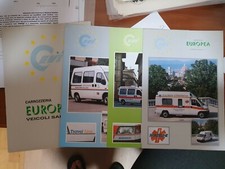 Fiat ducato 1996 x230  ambulance ambulanza brochure  prospekt carrozzeria press 