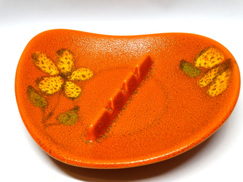 Posacenere ceramica arancione