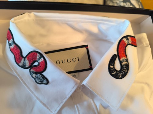 Gucci camicia uomo snake - uomo,