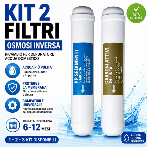 Kit filtri pollici - filtri, 12