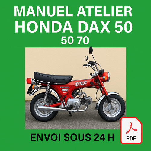 Manuel atelier honda dax - 50, 70