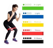 Bande Elastiche Elastici Fitness Resistenza Fasce Elastica Crossfit Yoga Pilates