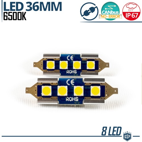 Lampade siluro led mm - 36, c5w