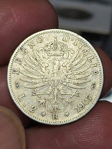 Moneta regno italia lire - moneta,