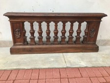 Importante Balaustra in Noce a 7 Colonne - Restaurata (in corso d'opera)