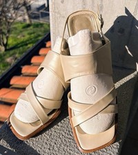 sandalo donna tacco, aperto